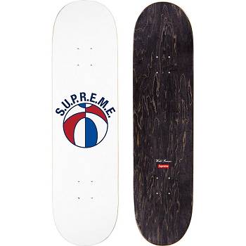 Accesorii Supreme League Skateboard Albi | RO420KI