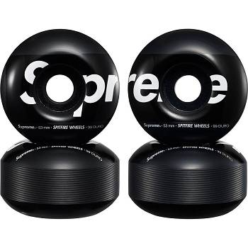 Accesorii Supreme Spitfire® Shop Wheels (Set of 4) Skateboard Negrii | RO416FM