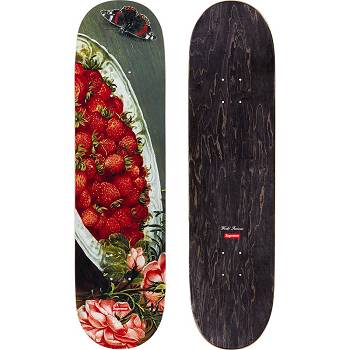 Accesorii Supreme Strawberries Skateboard Colorati | RO419JJ