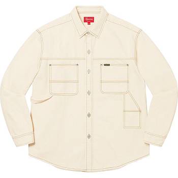 Camasa Supreme Denim Painter Bej | RO202IS