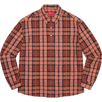 Camasa Supreme Pullover Plaid Flannel Roz | RO213LH