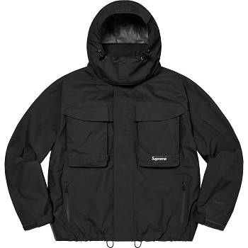 Geaca Supreme GORE-TEX PACLITE® Usori Shell Negrii | RO144WY