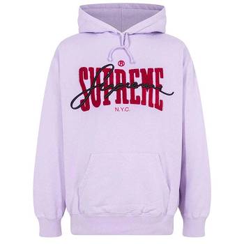 Hanorac Cu Gluga Supreme Chenille Albi | RO105GL