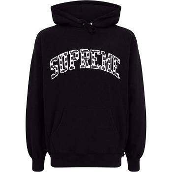 Hanorac Cu Gluga Supreme Hearts ARC Negrii | RO111XF