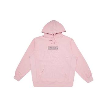 Hanorac Cu Gluga Supreme Kaws Chalk Real Roz | RO114BC