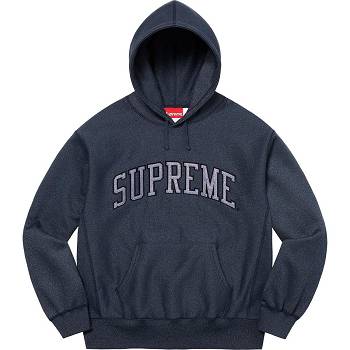 Hanorace Supreme Glitter Arc Cu Glugă Bleumarin | RO296BC