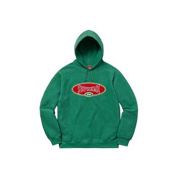 Hanorace Supreme Reverse Fleece Cu Glugă Verzi | RO331UT