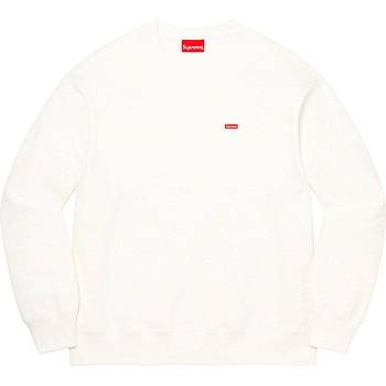 Hanorace Supreme Small Box Crewneck Albi | RO308PQ