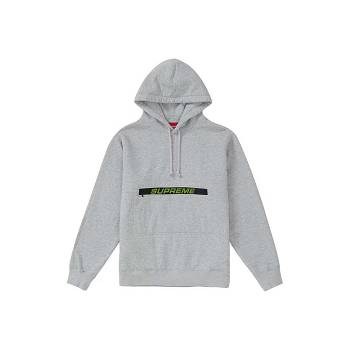 Hanorace Supreme Zip Pouch Cu Glugă Gri | RO338FM