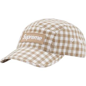 Palarie Supreme Gingham Camp Cap Maro | RO474ZG