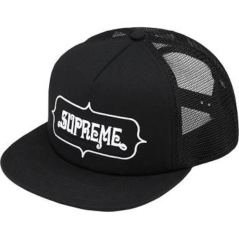 Palarie Supreme Highest Mesh Back 5-Panel Negrii | RO458RW