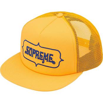 Palarie Supreme Highest Mesh Back 5-Panel Galbeni | RO460YU