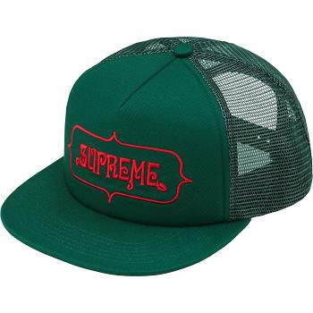 Palarie Supreme Highest Mesh Back 5-Panel Verzi | RO462IS