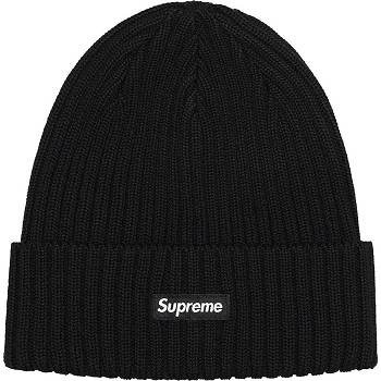Palarie Supreme Overdyed Beanie Negrii | RO430WY