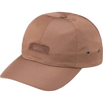 Palarie Supreme Piele Patch 6-Panel Maro | RO469GL