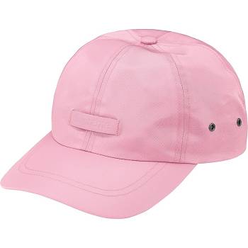 Palarie Supreme Piele Patch 6-Panel Roz | RO468FM