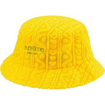 Palarie Supreme Terry Pattern Crusher Galbeni | RO452BC