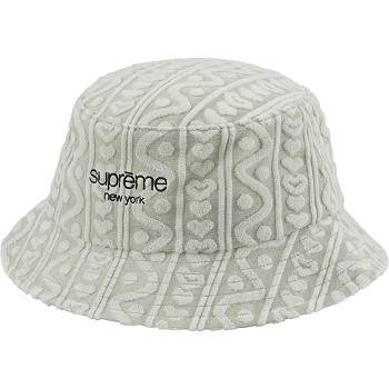 Palarie Supreme Terry Pattern Crusher Gri | RO451VD