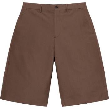 Pantaloni Scurti Supreme Lână Trouser Maro | RO240ZG