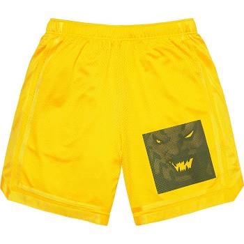 Pantaloni Scurti Supreme Ronin Mesh Galbeni | RO243VD