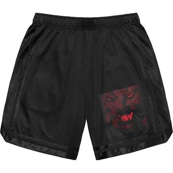 Pantaloni Scurti Supreme Ronin Mesh Negrii | RO241XF