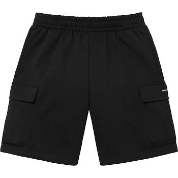 Pantaloni Scurti Supreme Small Box Baggy Cargo Sweat Negrii | RO222WY