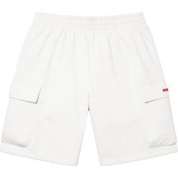Pantaloni Scurti Supreme Small Box Baggy Cargo Sweat Albi | RO223EX
