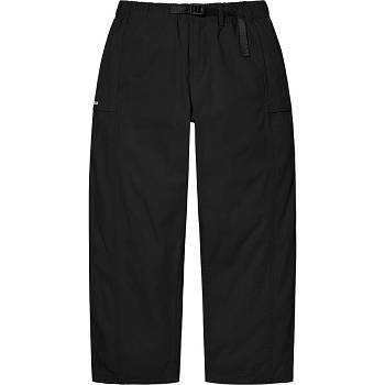 Pantaloni Supreme Belted Trail Pant Negrii | RO176IS