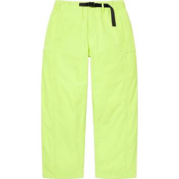 Pantaloni Supreme Belted Trail Pant Verzi | RO175UT