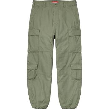 Pantaloni Supreme Cargo Pant Masline Verzi | RO194MA