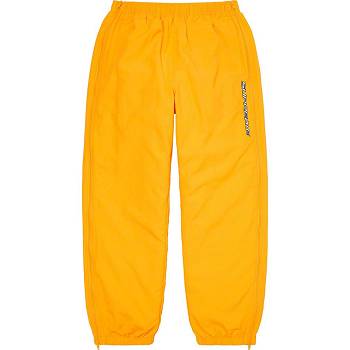 Pantaloni Supreme Full Zip Baggy Warm Up Pant Galbeni | RO162ZG