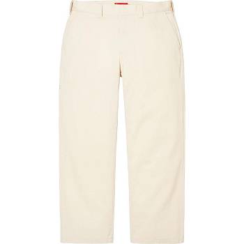 Pantaloni Supreme Lucru Pant Albi | RO169QZ