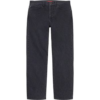 Pantaloni Supreme Stone Washed Black Slim Jean Negrii | RO157GL