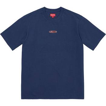 Pulovere Supreme Oval Logo S/S Top Bleumarin | RO253UT