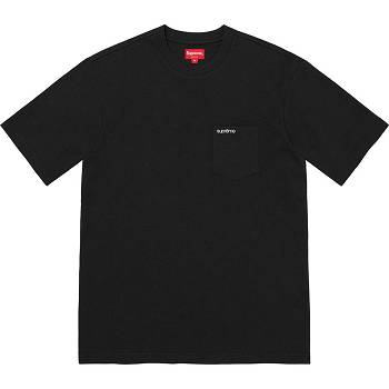 Pulovere Supreme S/S Pocket Tee Negrii | RO271NB