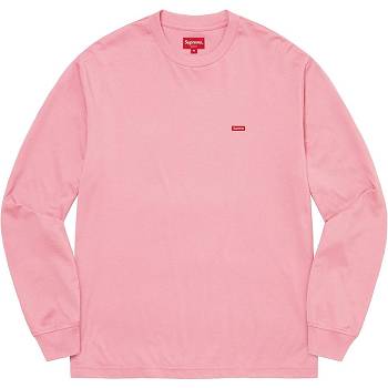 Pulovere Supreme Small Box L/S Tee Roz | RO247QZ