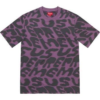 Pulovere Supreme Stacked Intarsia S/S Top Violet | RO282PQ