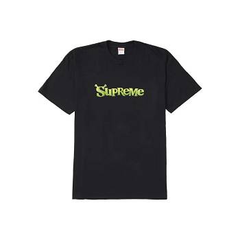 Tricouri Supreme Shrek Negrii | RO395LH
