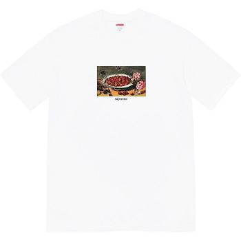 Tricouri Supreme Strawberries Tee Albi | RO341JJ